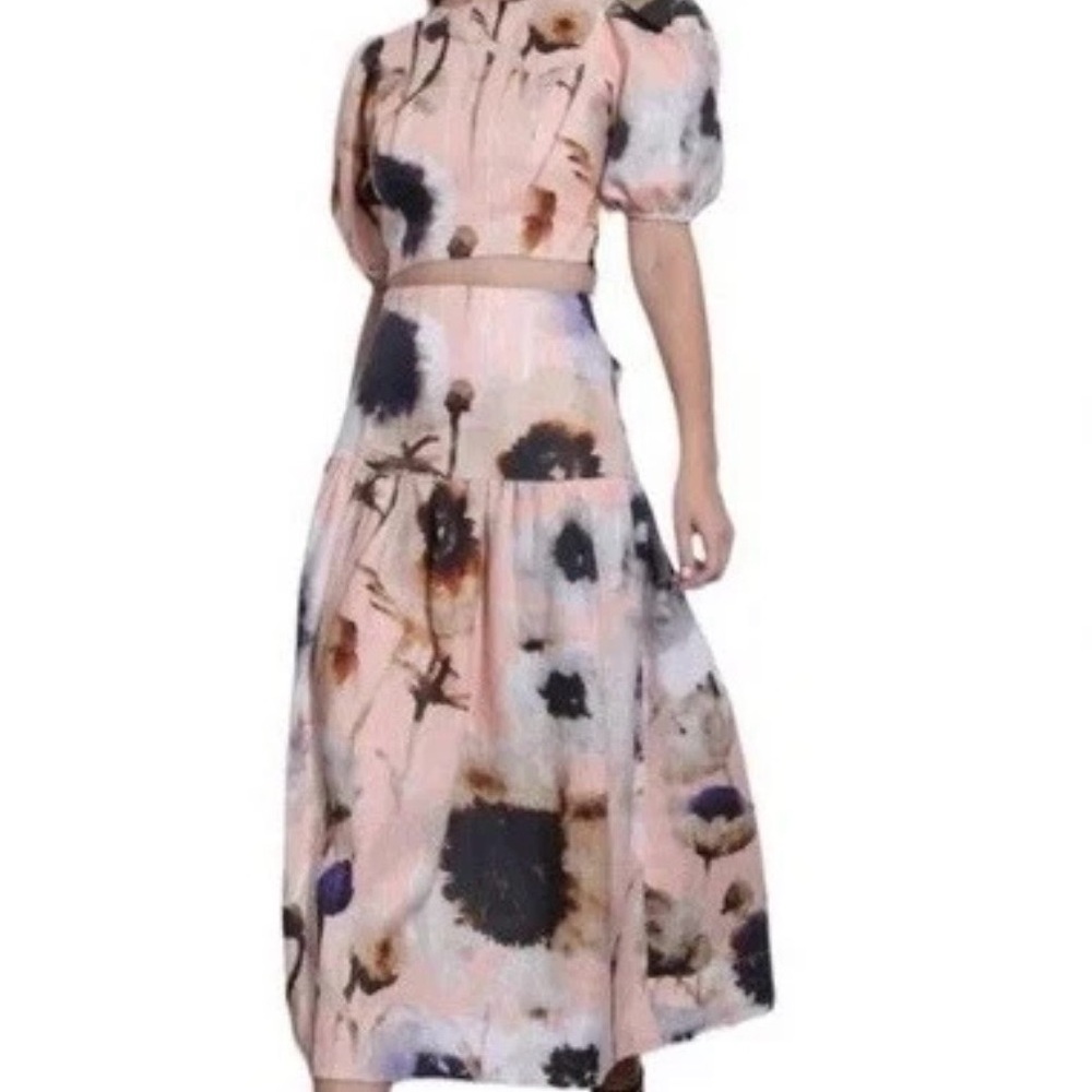 Floral Puff Sleeve Dress